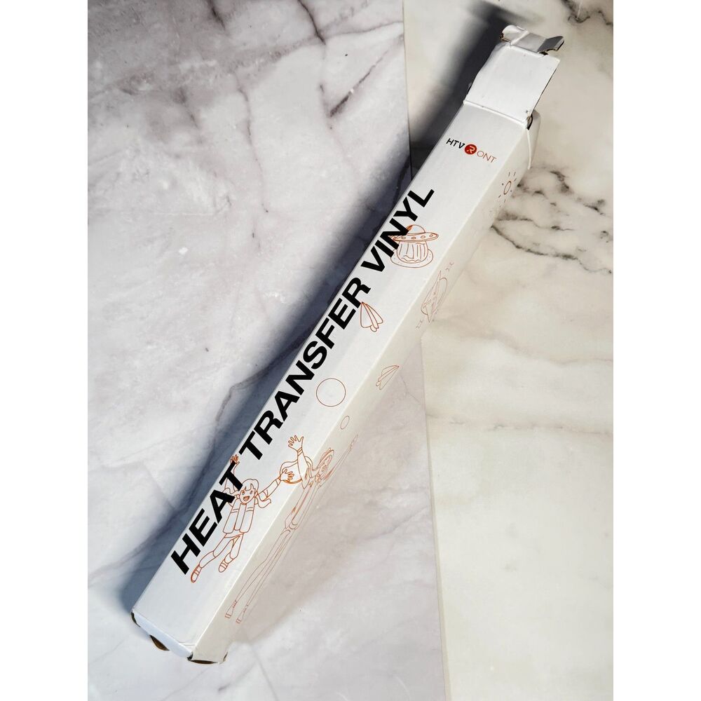 HTVRONT White Heat Transfer Vinyl Roll Opened Slightly Used